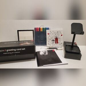 Cupixel Greeting Card Set with Stand and Markers